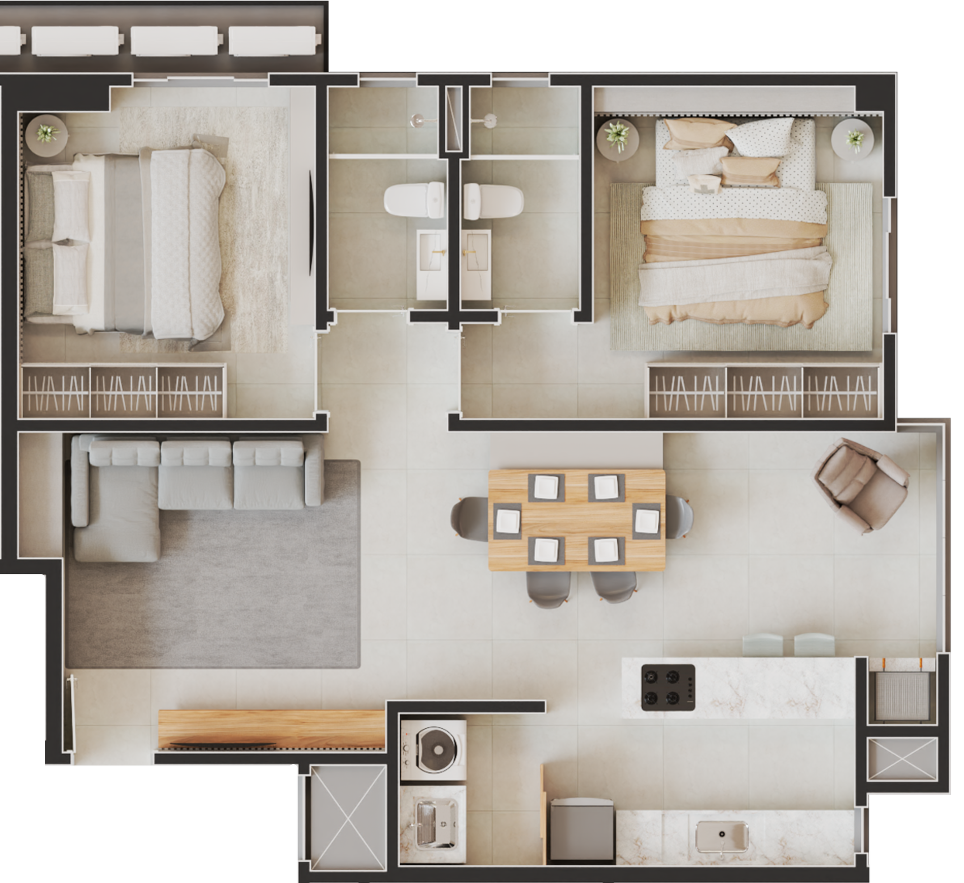 Planta 8 de Aurora Residence