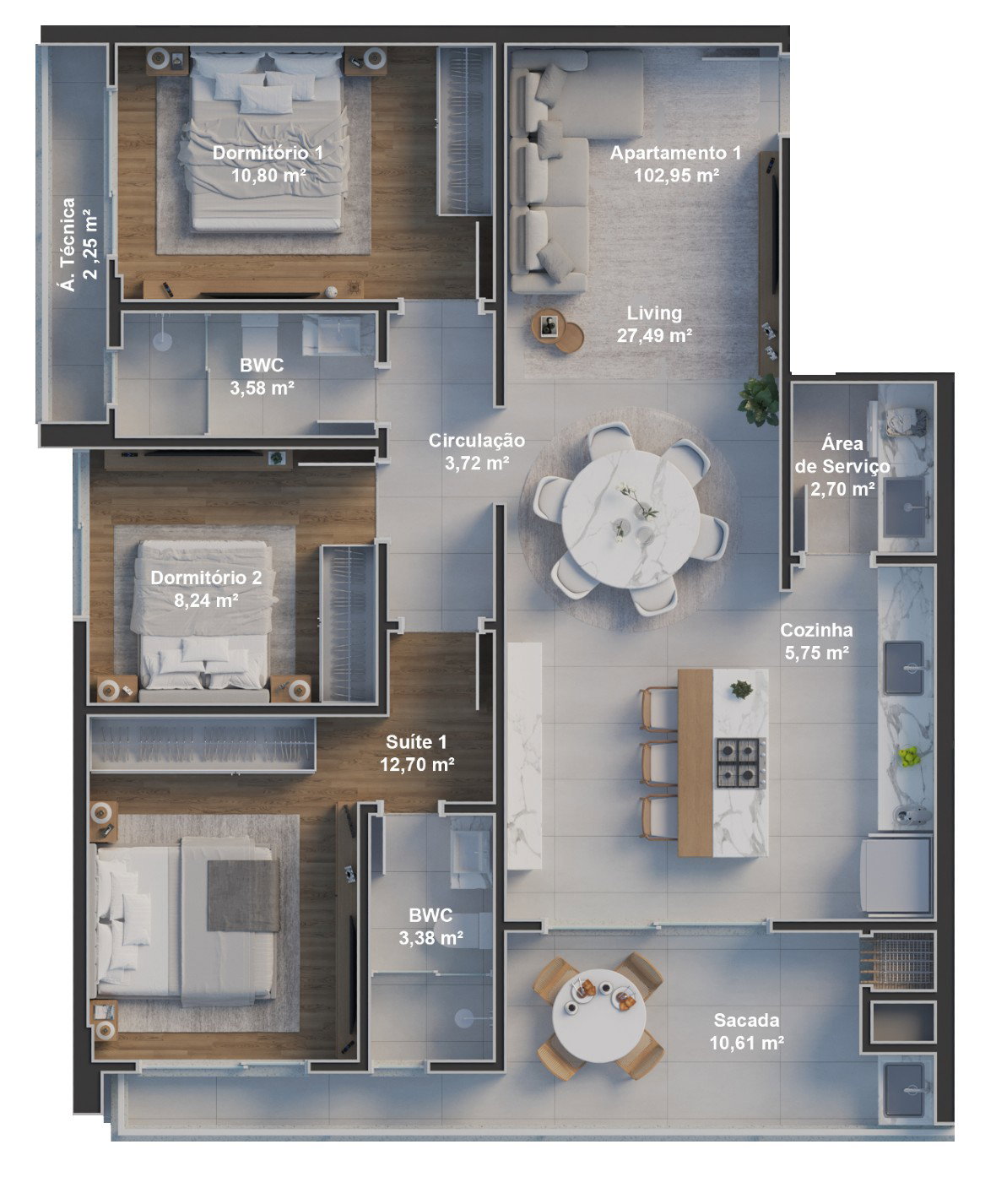 Planta 6 de Novara Residence