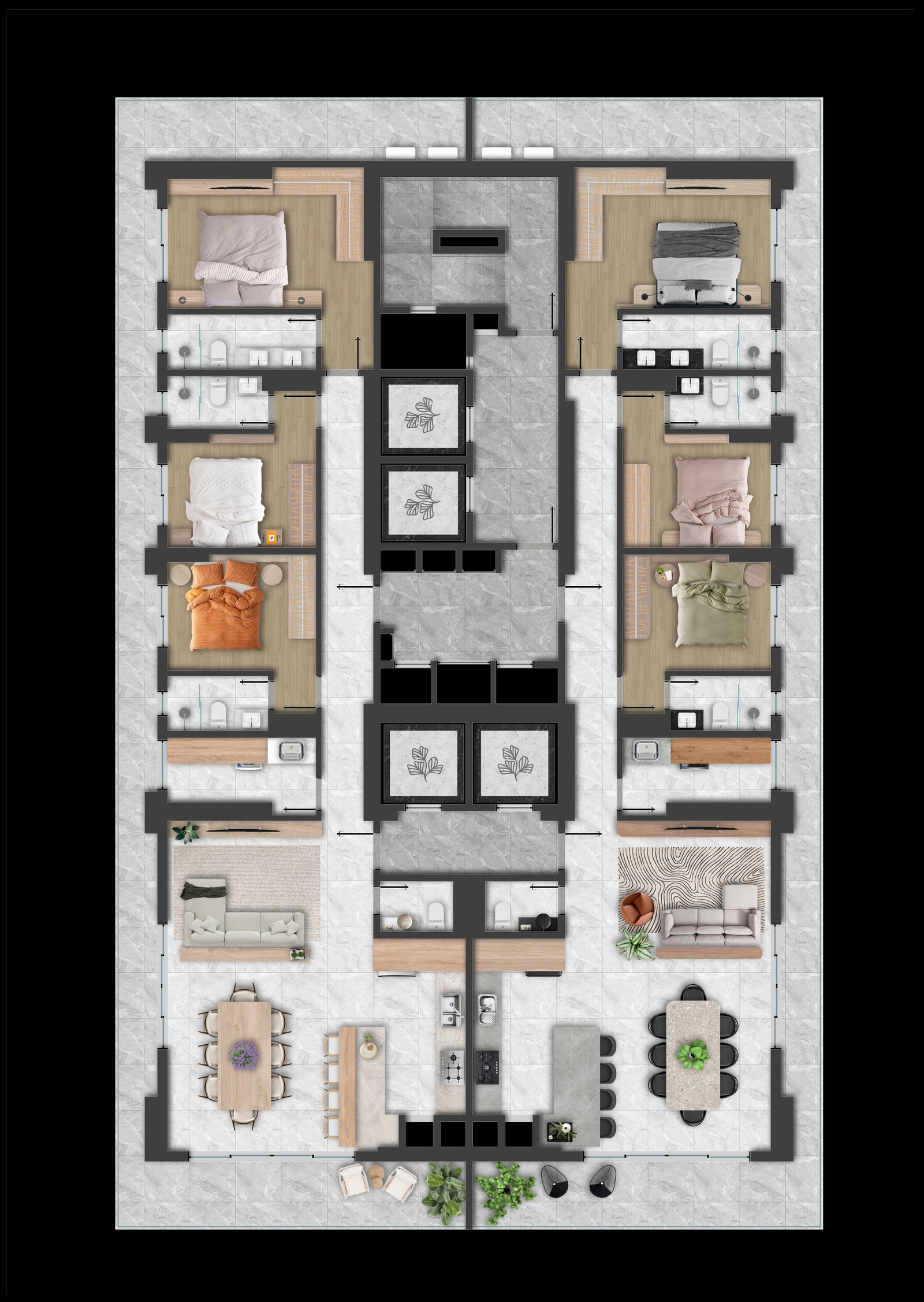 Planta 3 de Palazzo Giardino