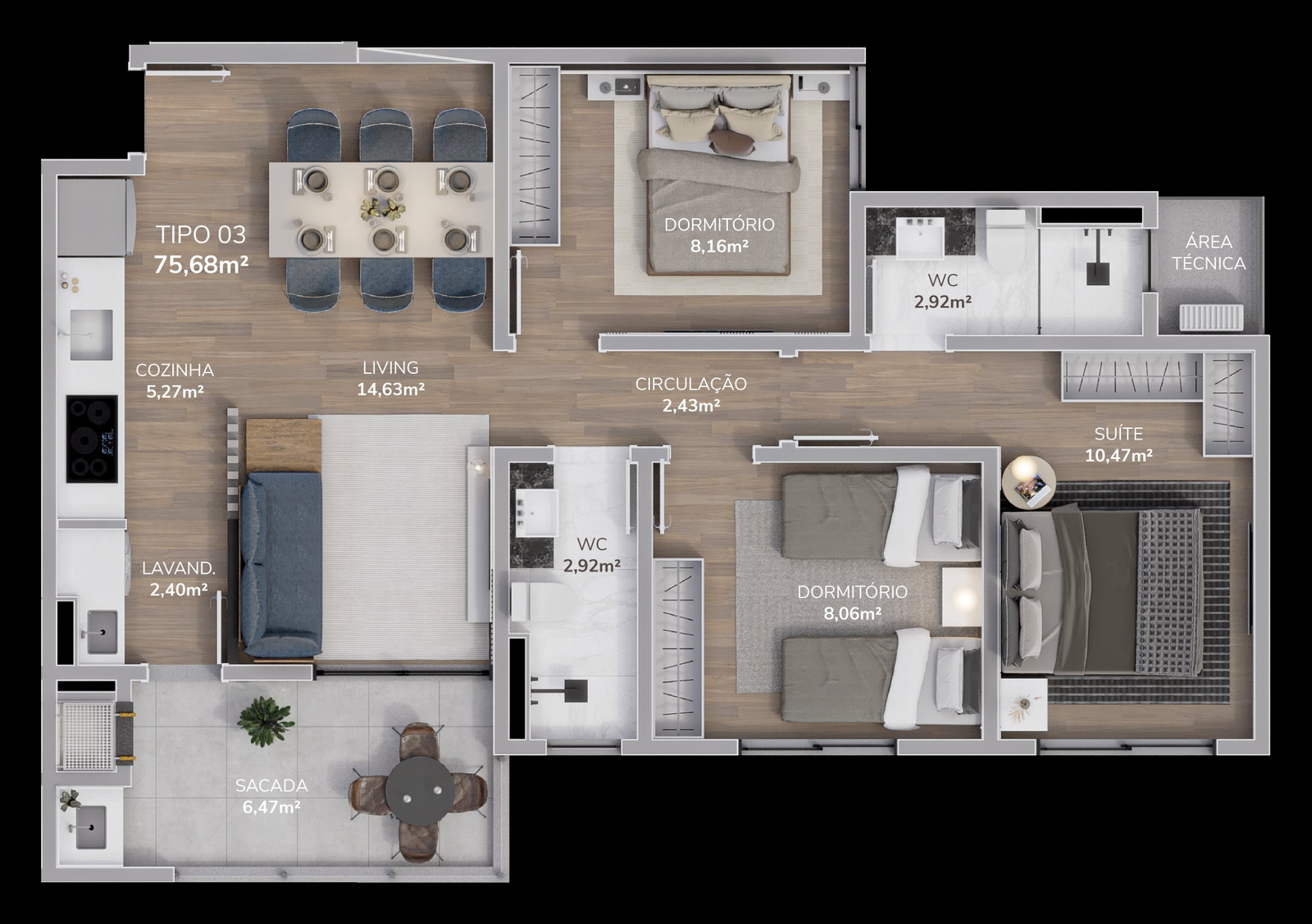 Planta 6 de Opus Residence
