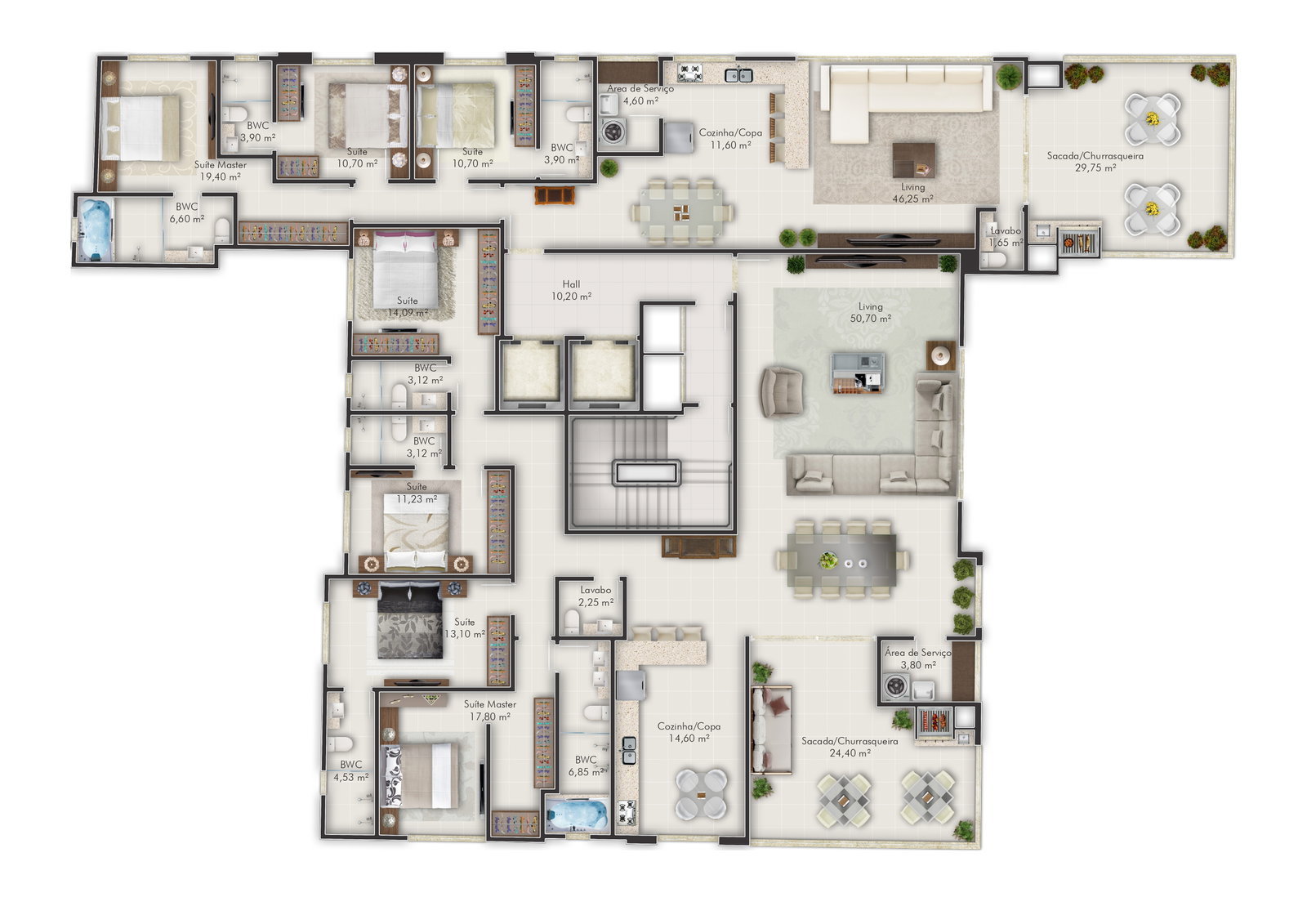 Planta 3 de Beach House