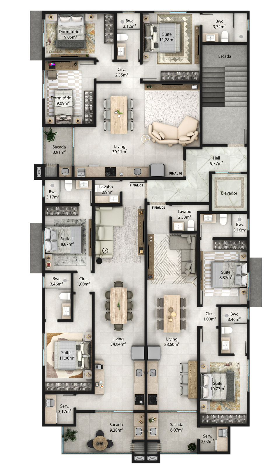 Planta 4 de Residencial Ilha de Maui