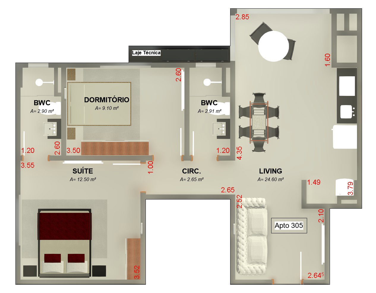 Planta 8 de Residencial Saint John