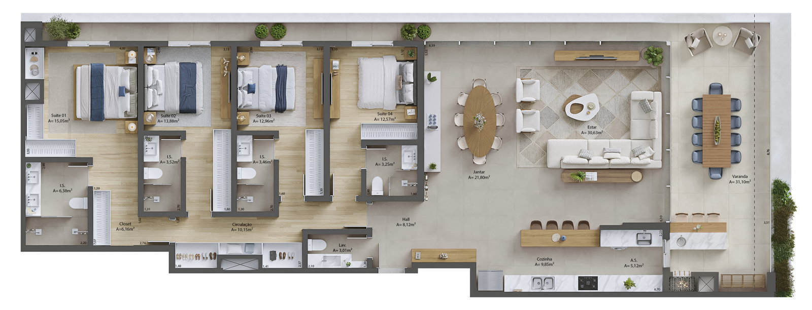 Planta 14 de Moai