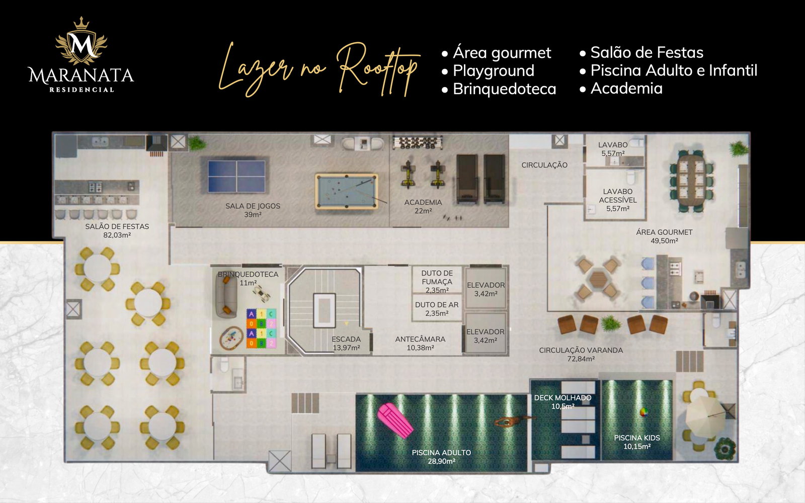 Planta Lazer · Rooftop do Maranata