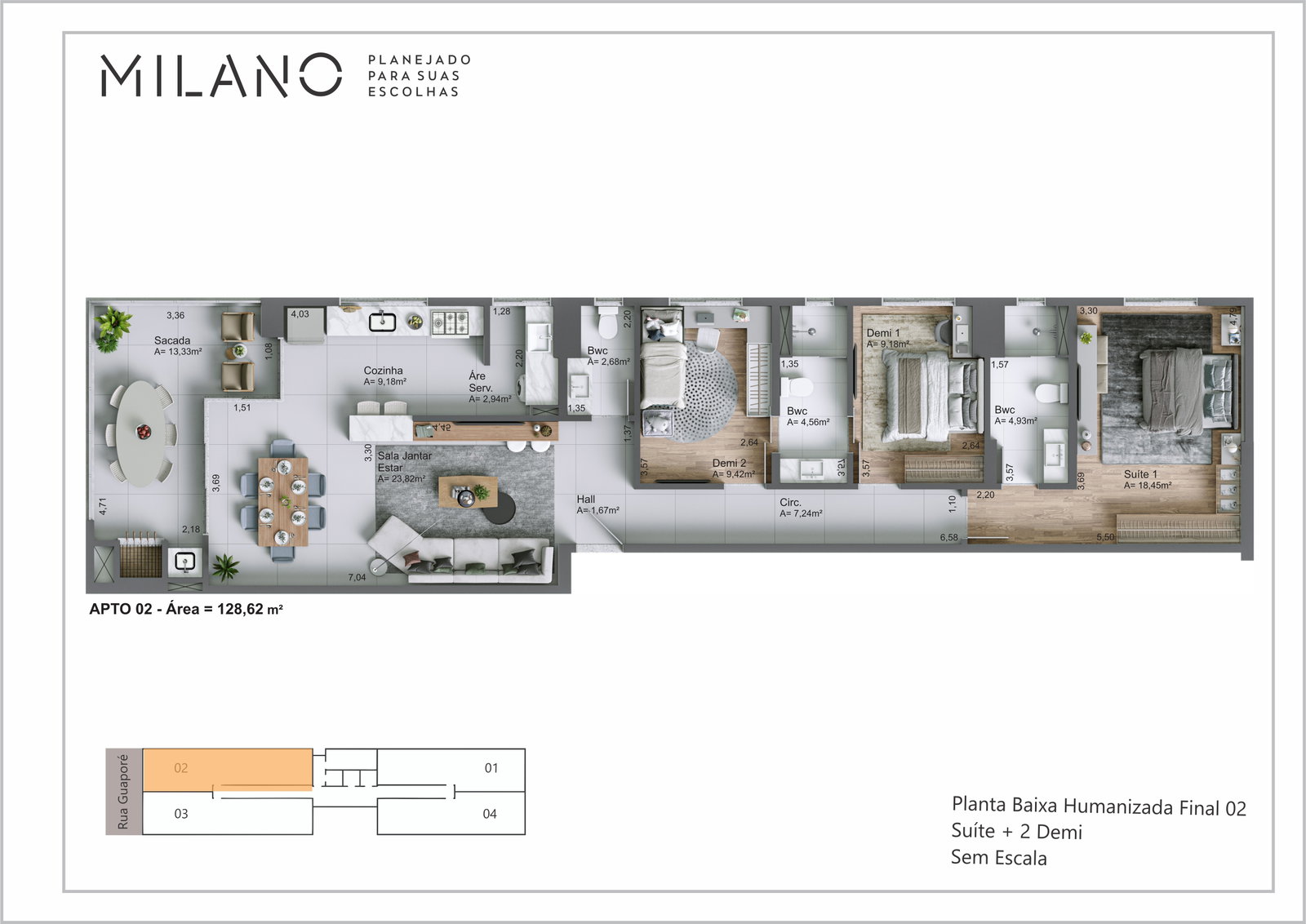 Planta 1 de Milano