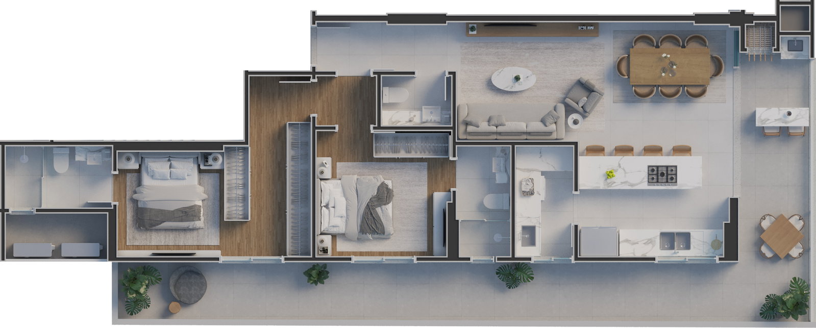 Planta 7 de Mont Blanc Residence