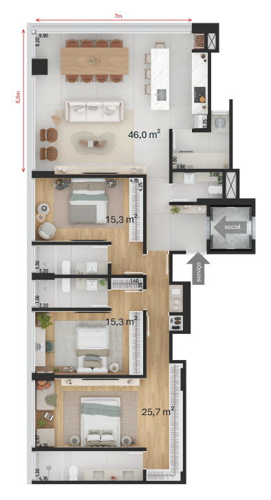 Planta 3 de Neos