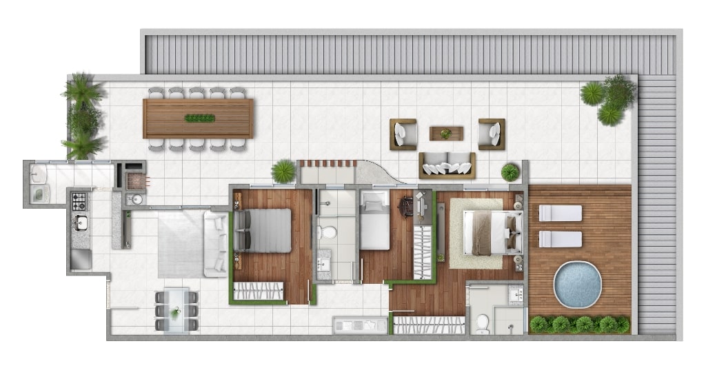 Planta 4 de Urban 295