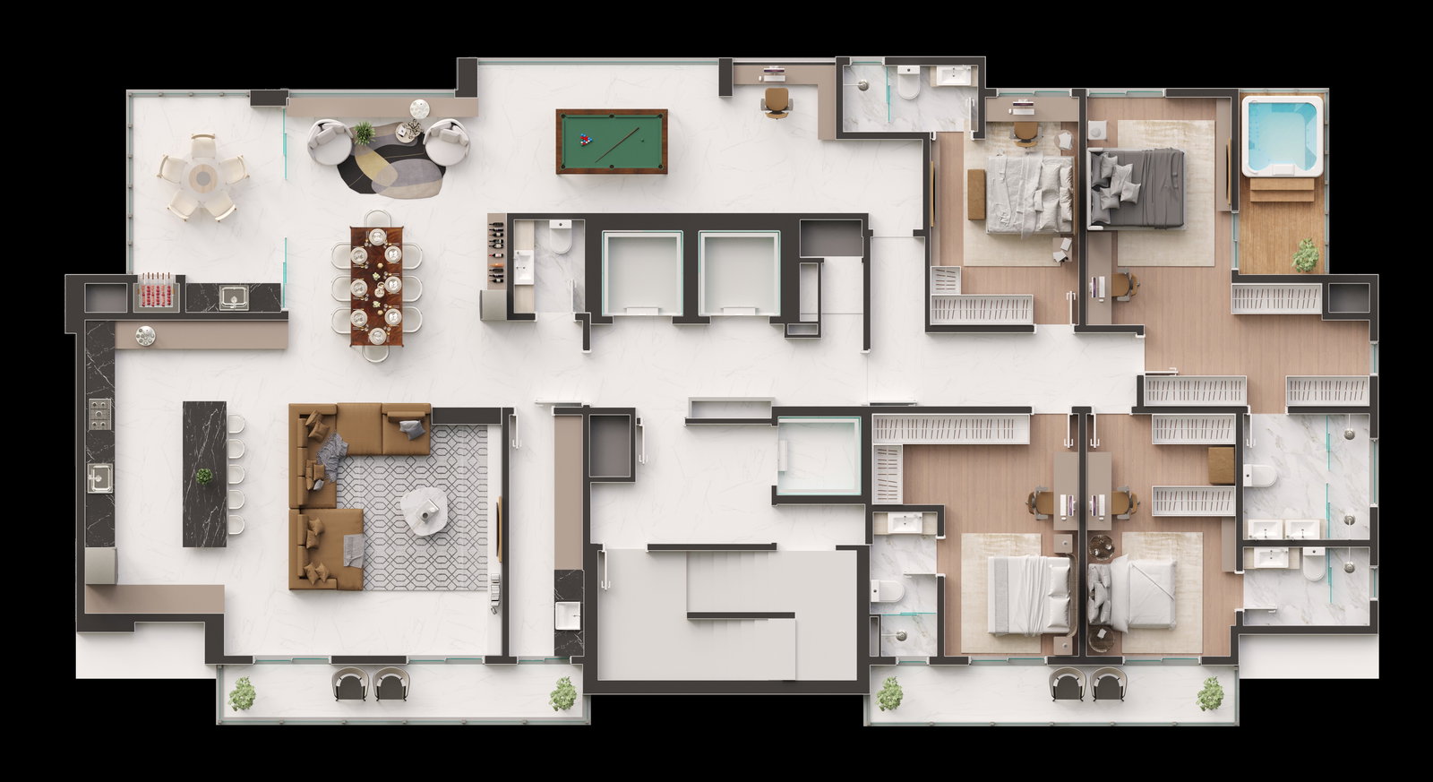 Planta 2 de Residencial Alipio Schirmann