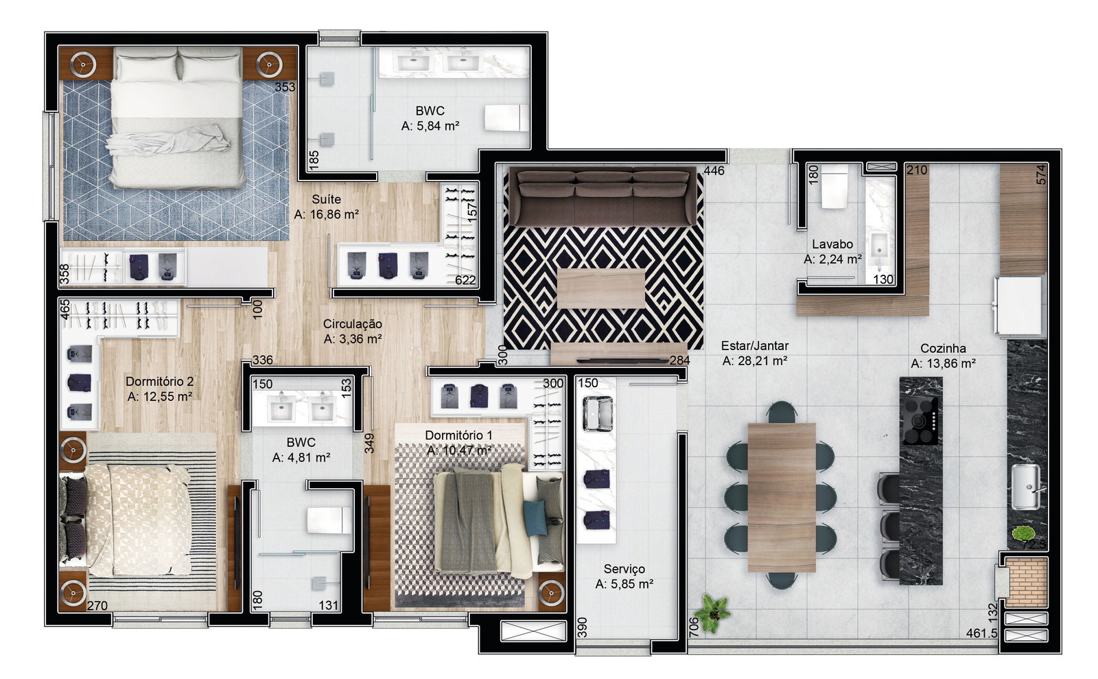 Planta 6 de Millennium Park Residence