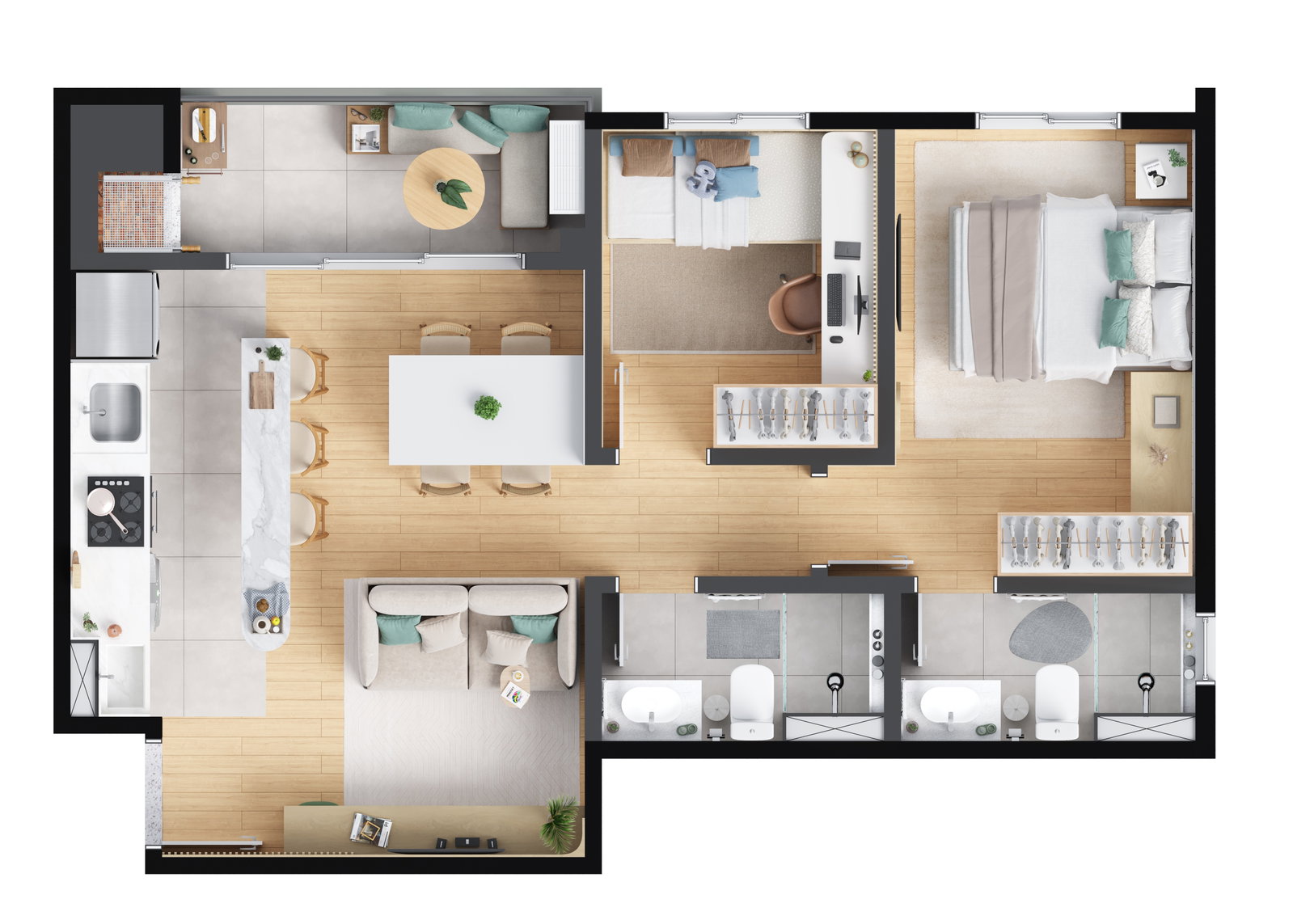Planta 4 de Barra Home Resort