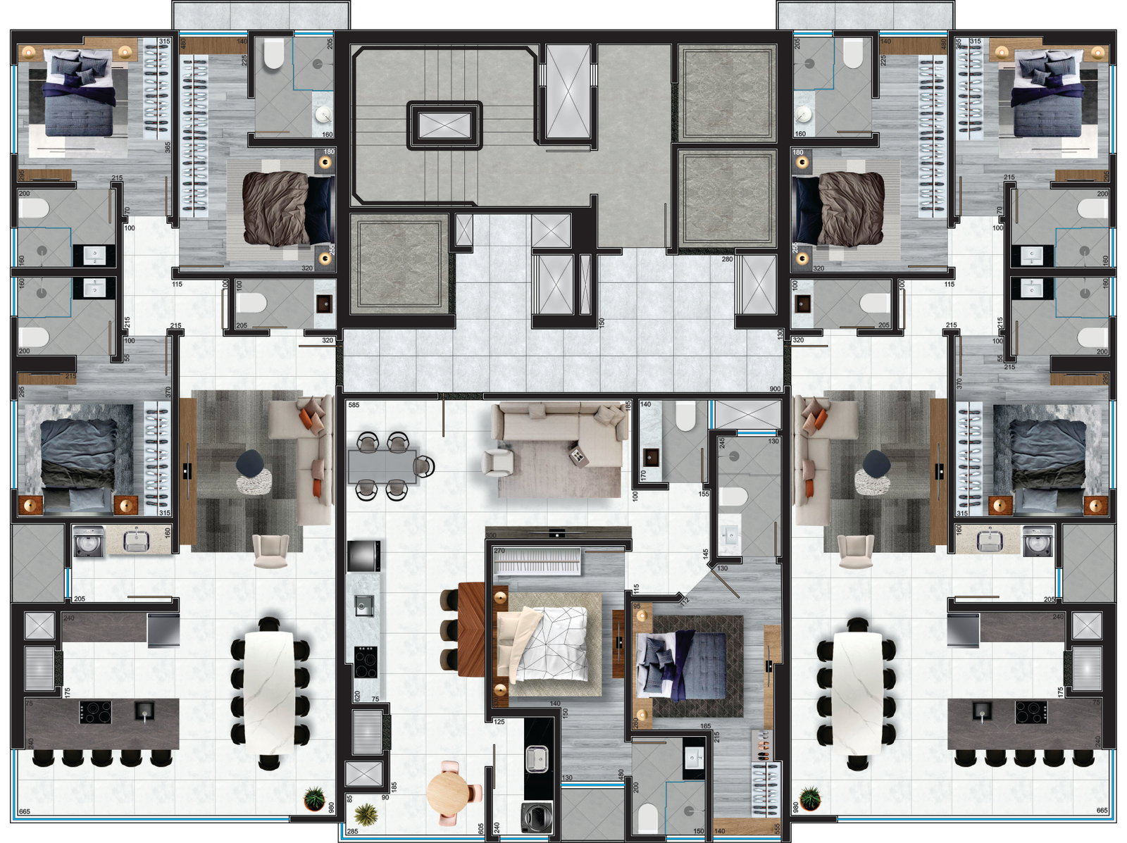 Planta 2 de Edifício Voxx 405