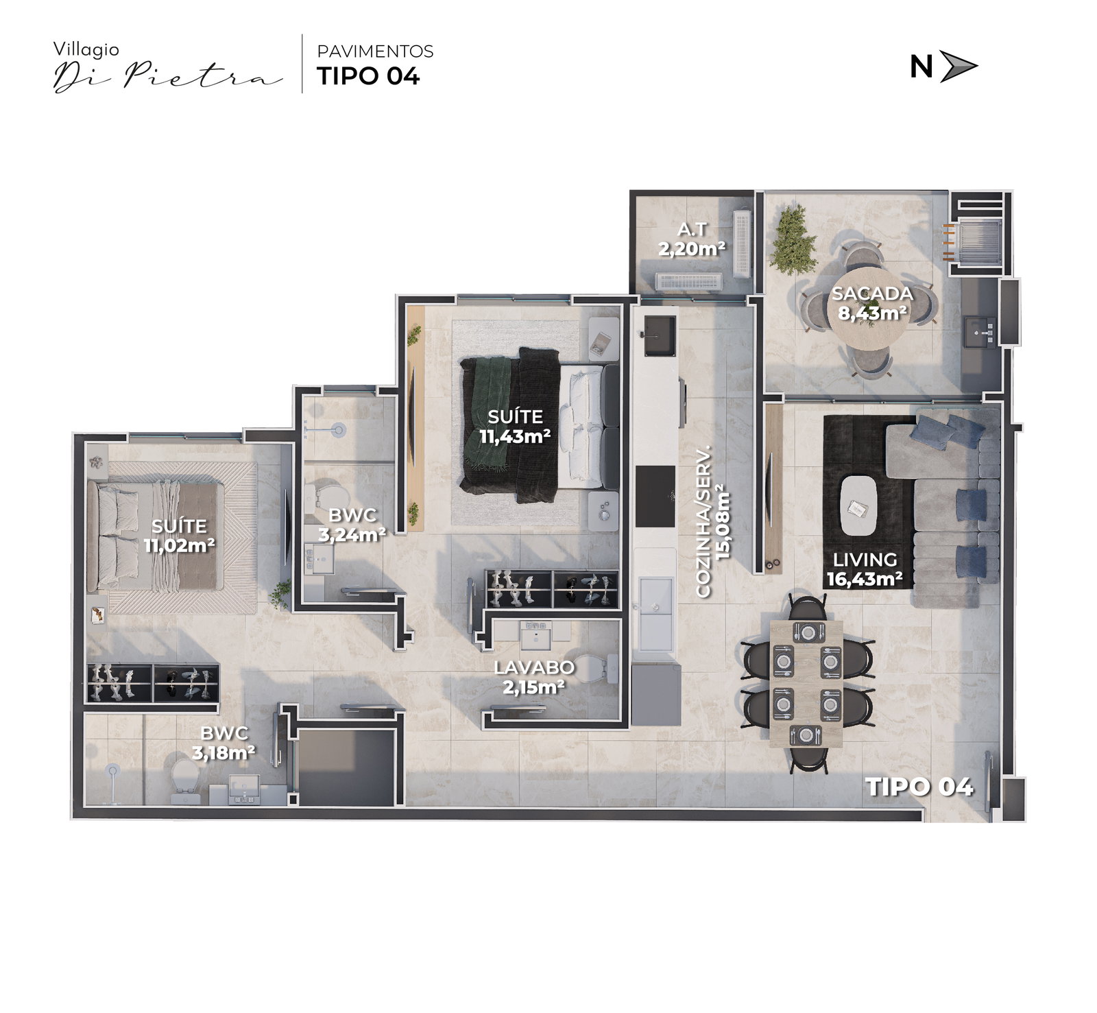 Planta 13 de Villaggio Di Pietra