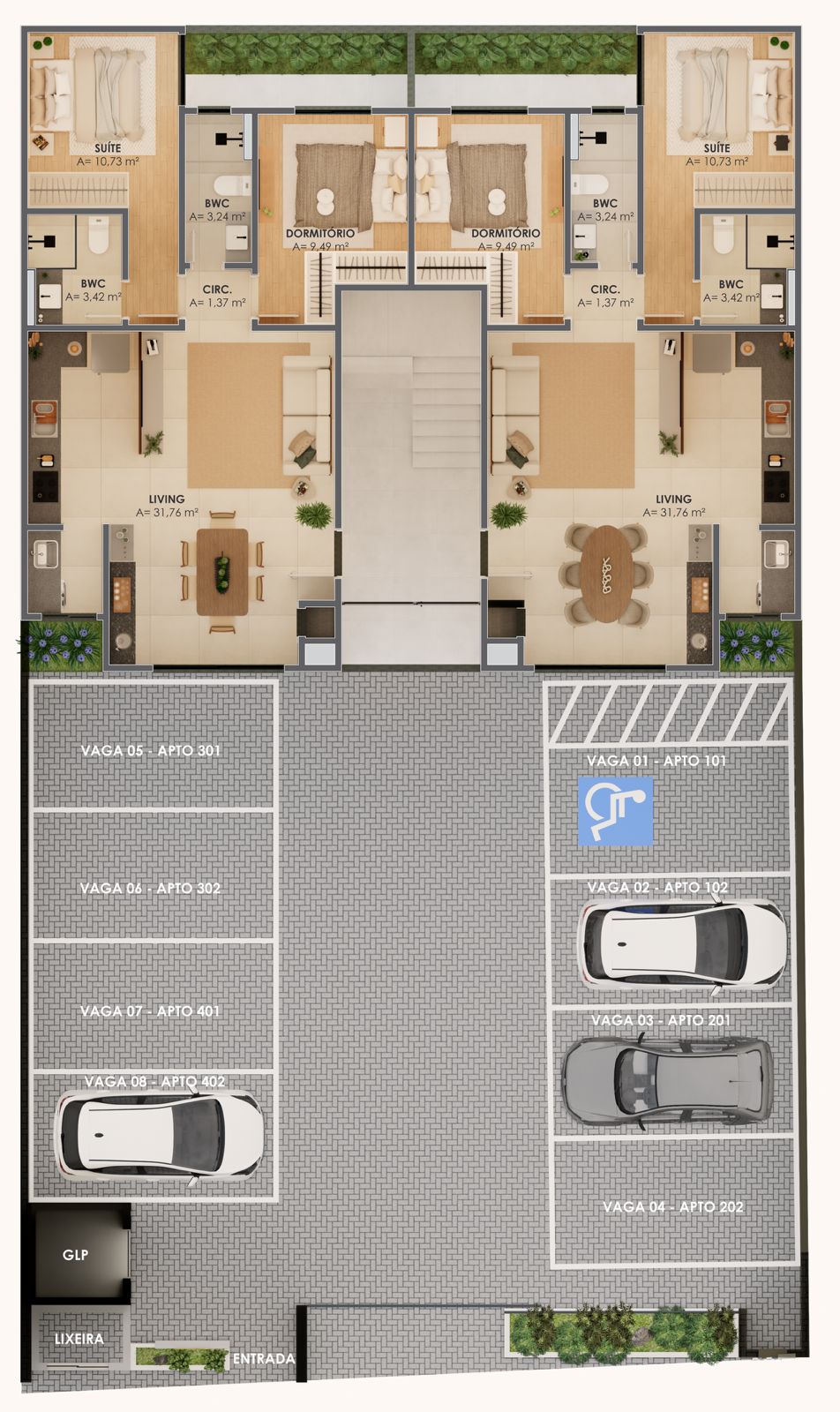 Planta 5 de Residencial Floratta