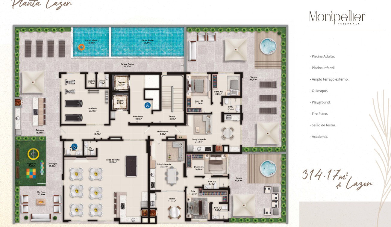 Planta 2 de Montpellier