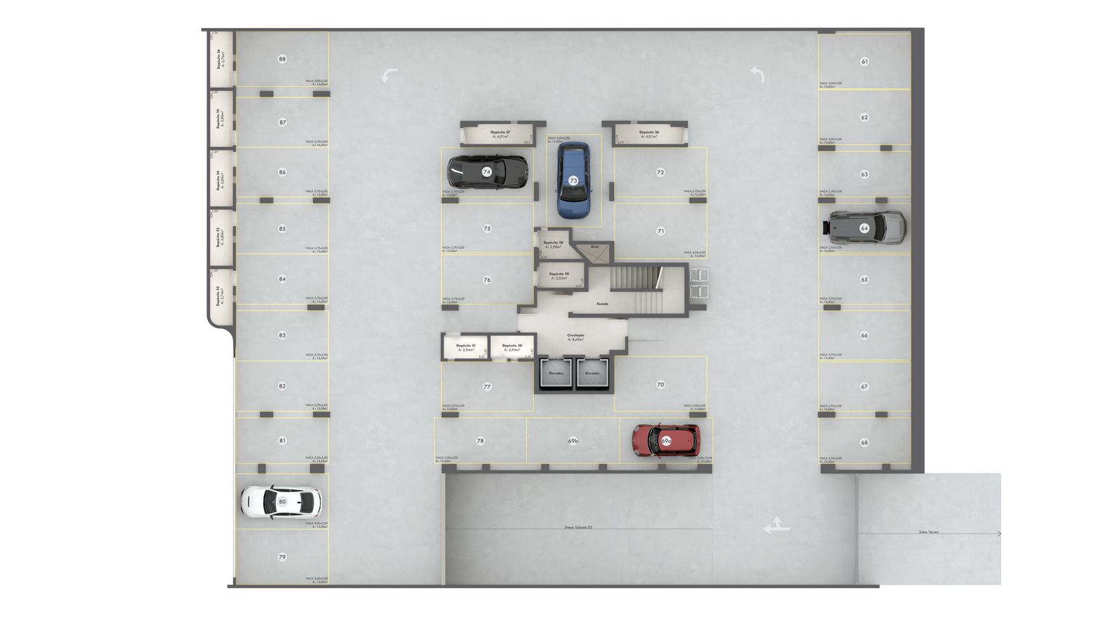 Planta 17 de Aura Residence