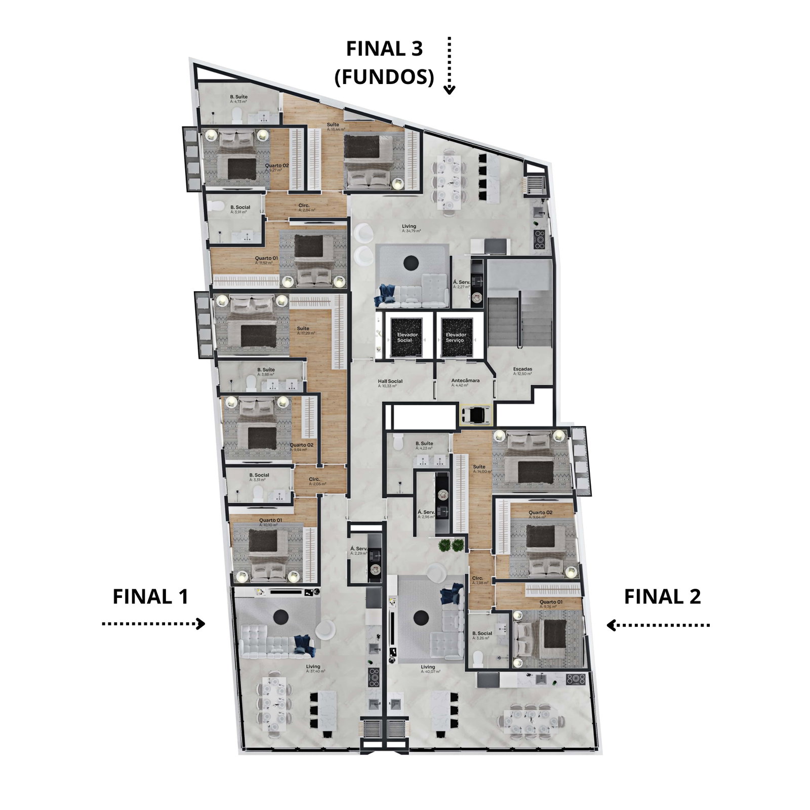 Planta 1 de Elegance Tower