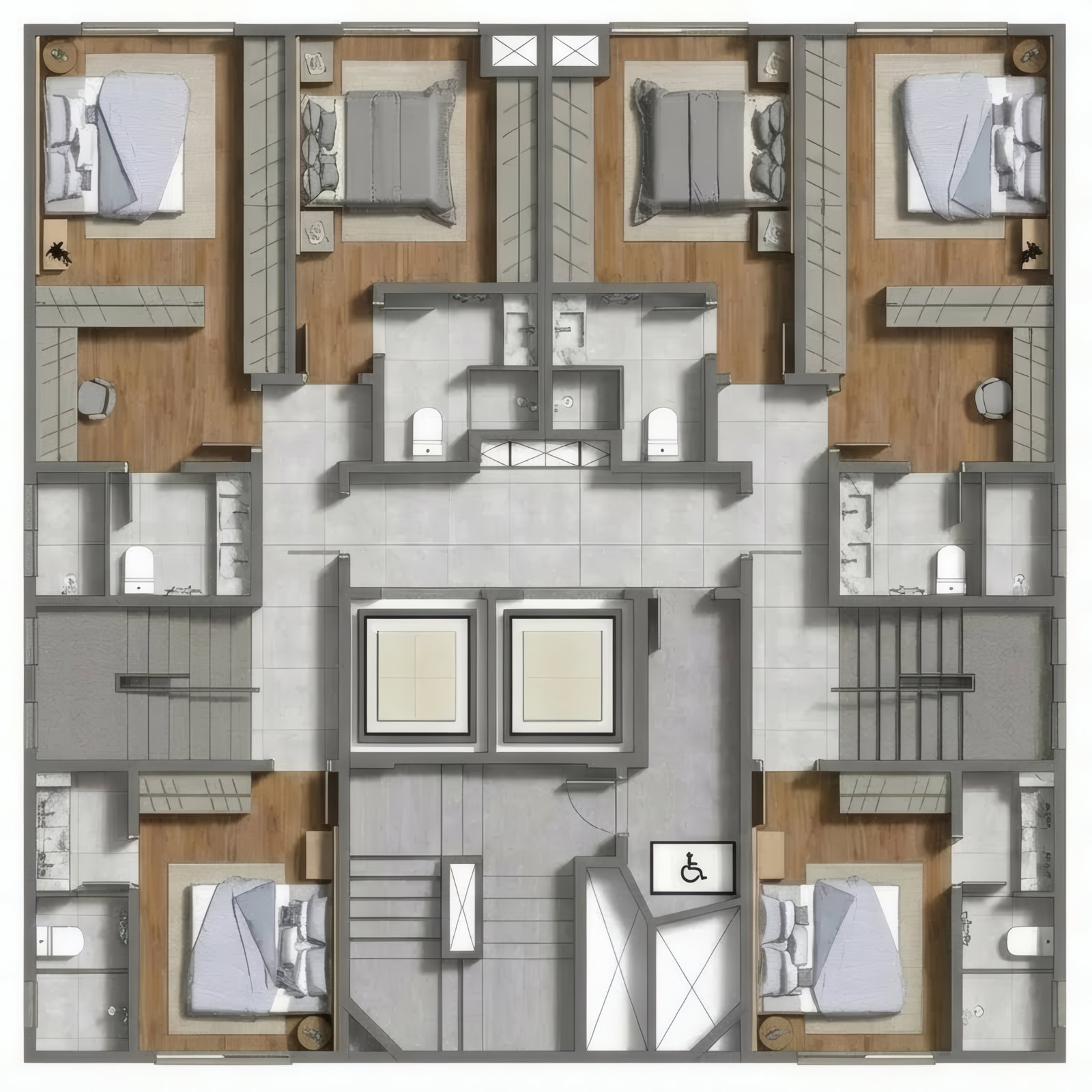 Planta 5 de Piazza Ferrara