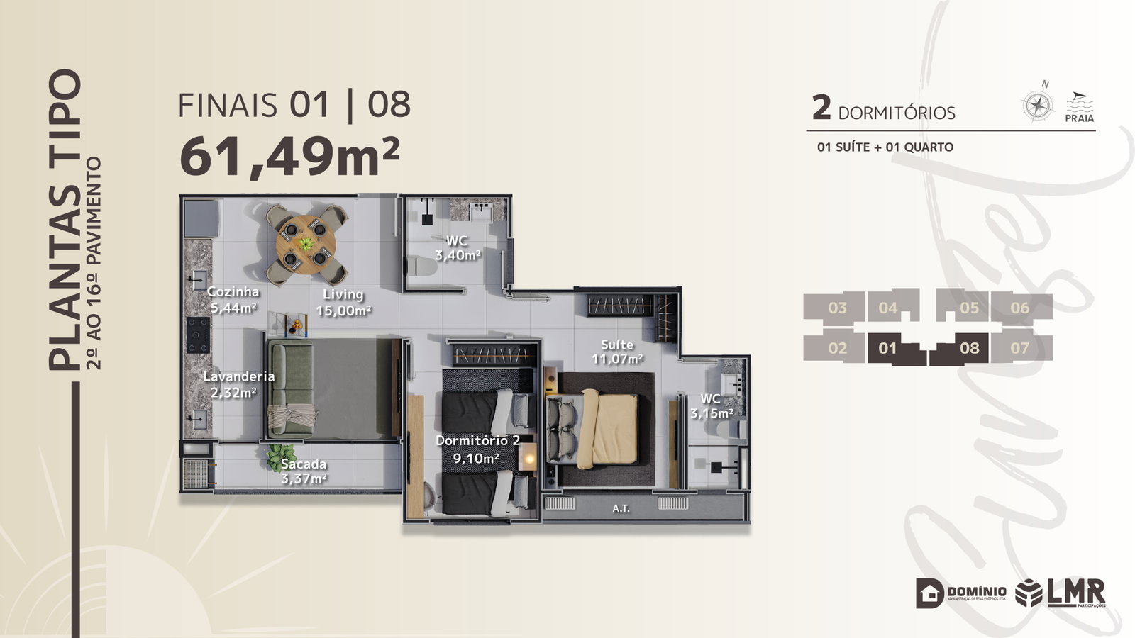Planta 4 de Golden Sunset Residence