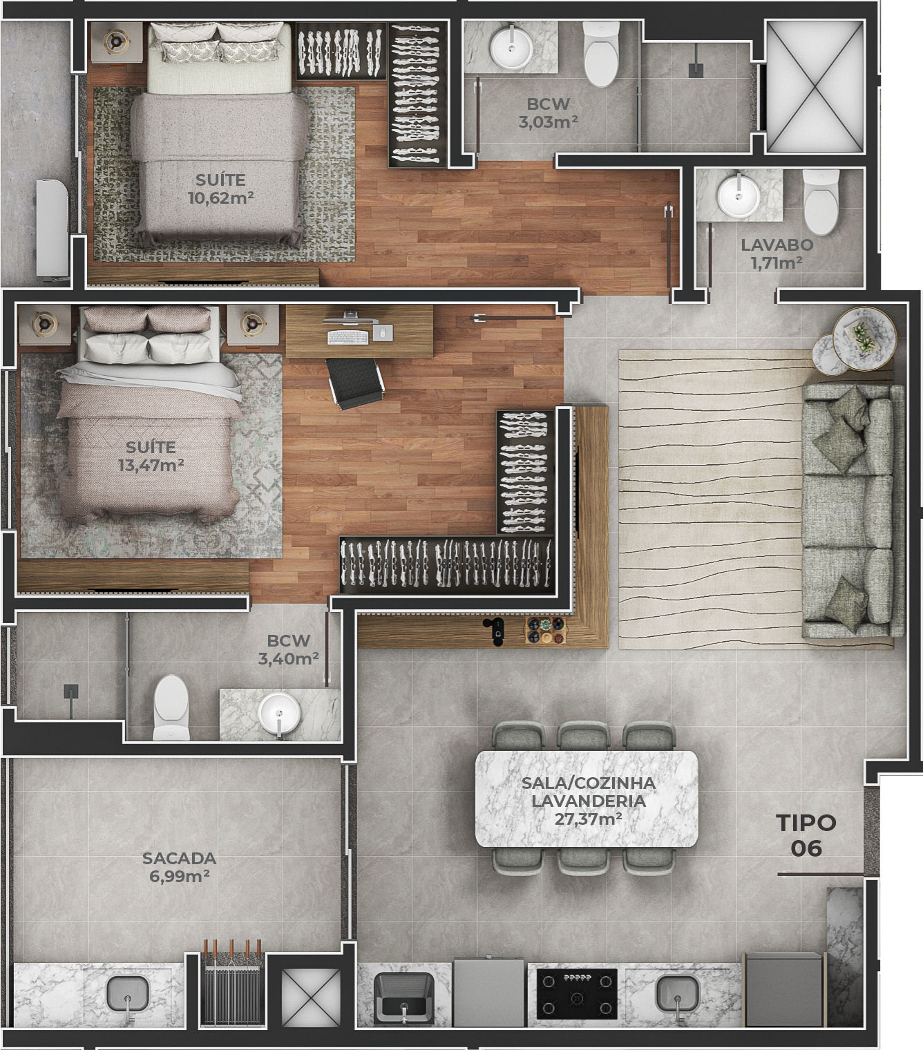 Planta 2 de Saint Tropez