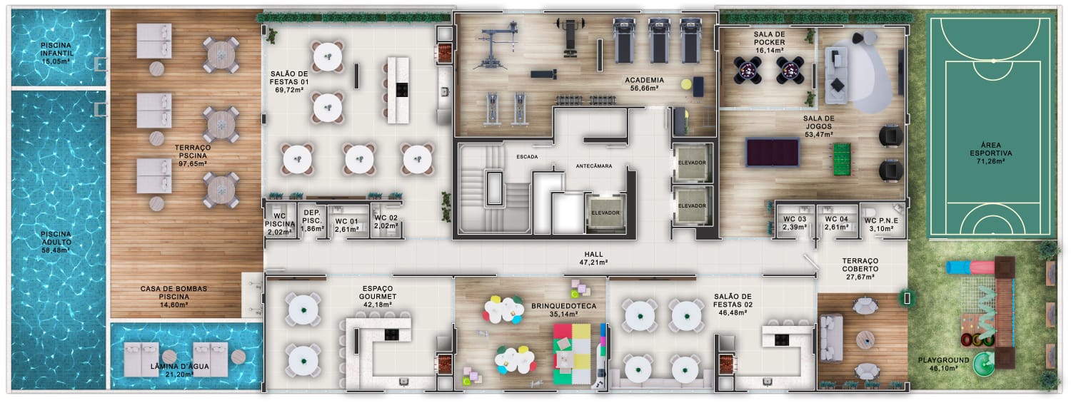Planta 1 de Ópera Residence