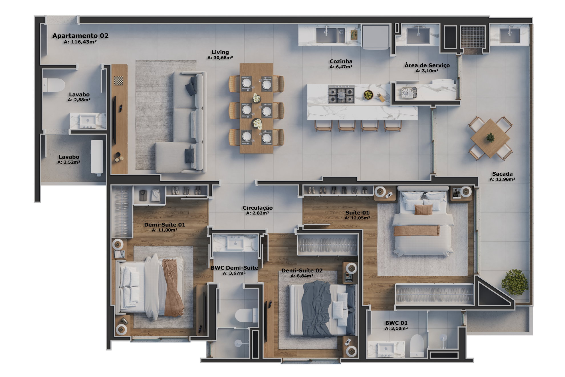Planta 5 de Terrace Residence