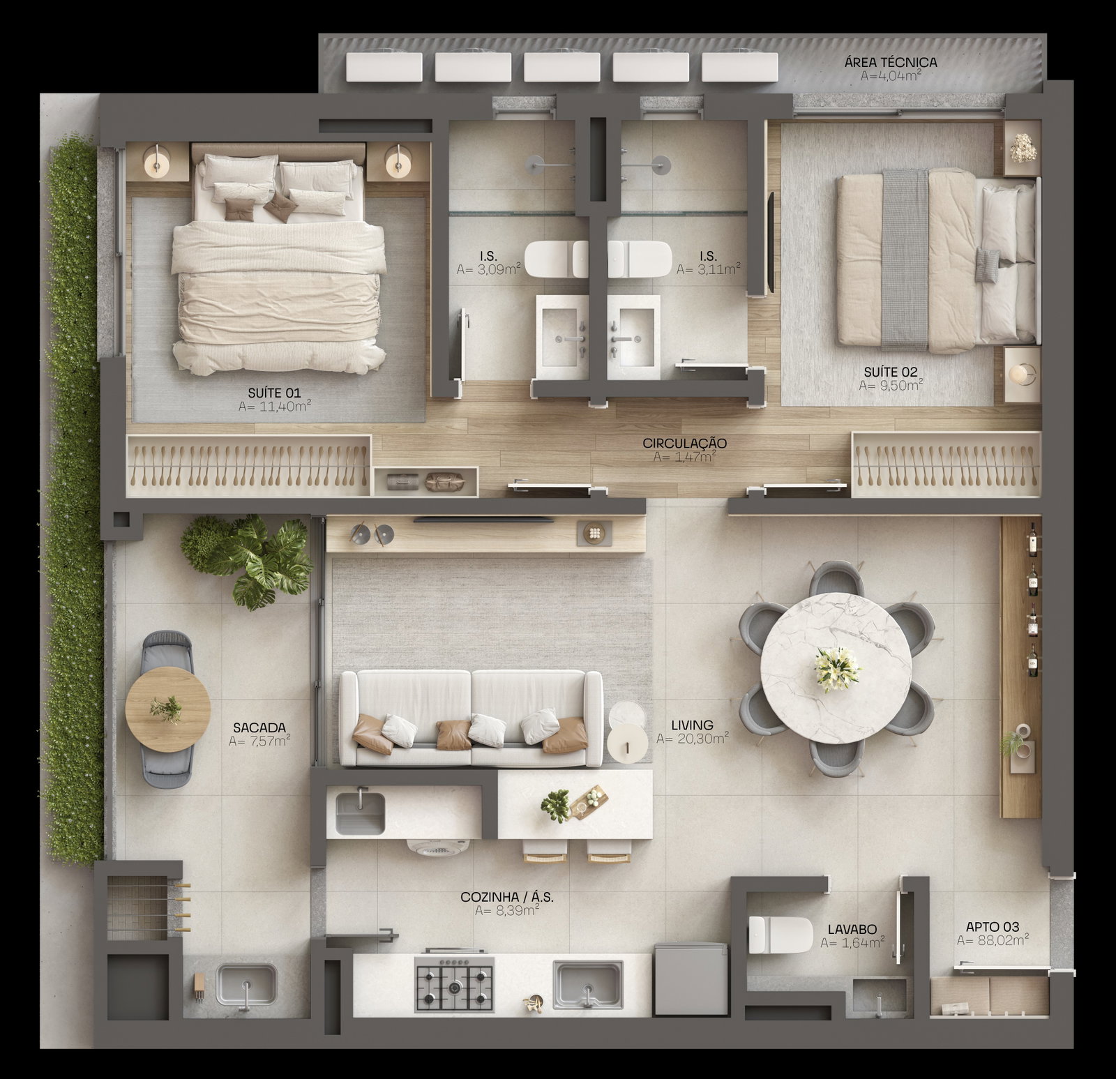 Planta 1 de Voss Residence