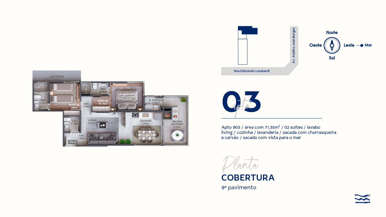 Planta 10 de Brisa Residence