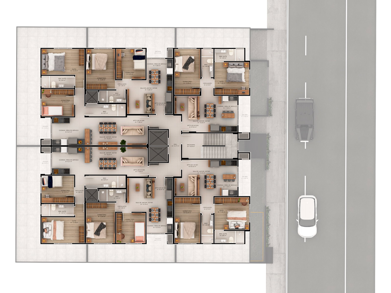 Planta 10 de Villaggio Dell'Orizzonte