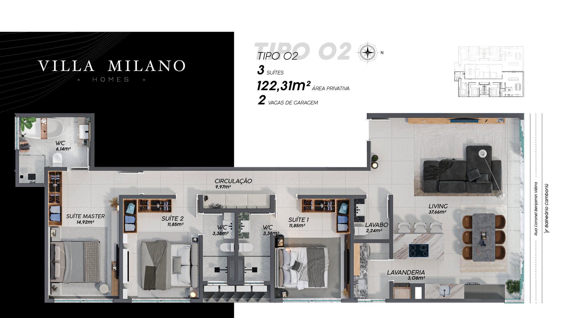 Planta 2 de Villa Milano
