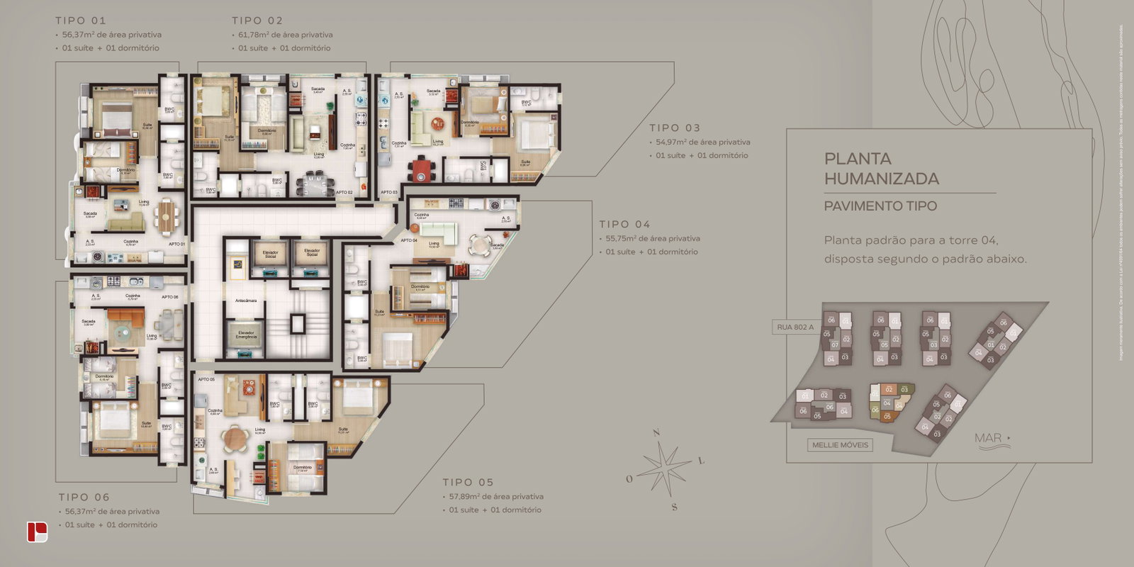 Planta 4 de Amalfi Coast Home Club