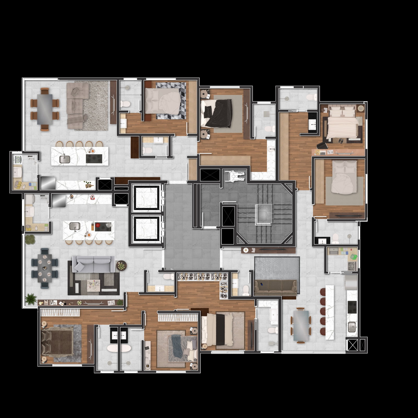 Planta 2 de Residencial Grand Palace