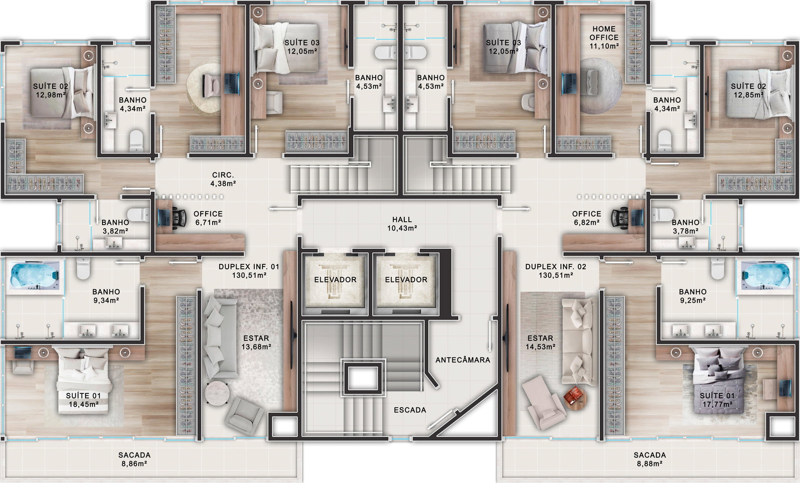 Planta 3 de Brava Eco Home