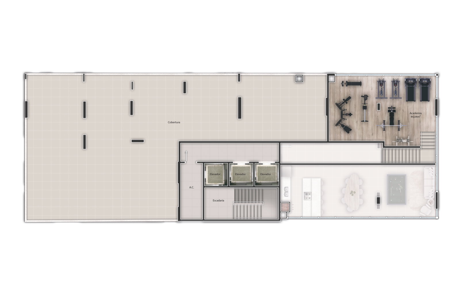 Planta 3 de Agatha Tower