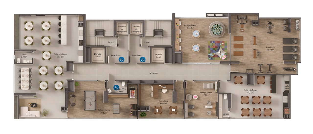 Planta 4 de OBEN 230 by Concept Flats Home