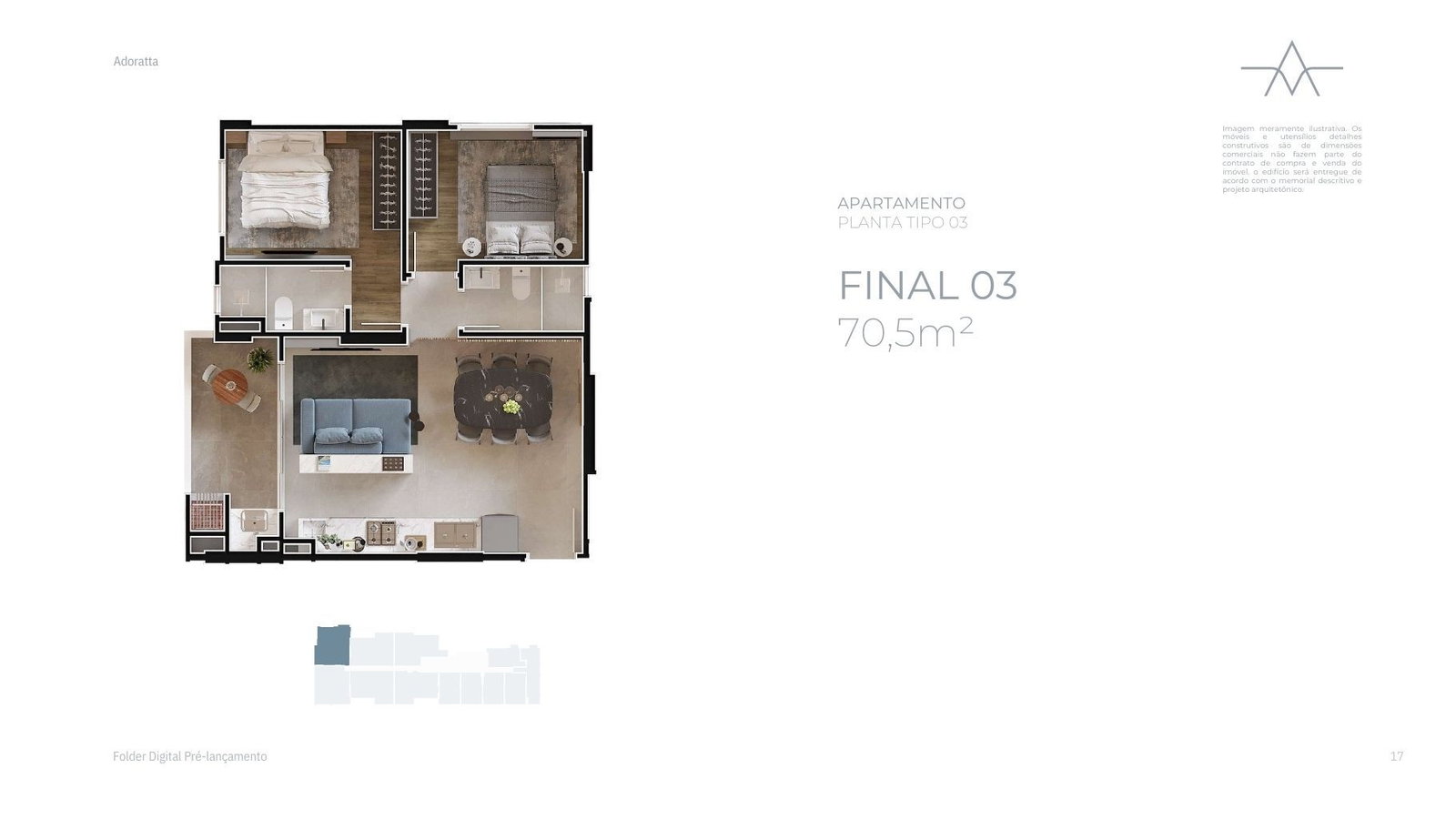 Planta 5 de Adoratta