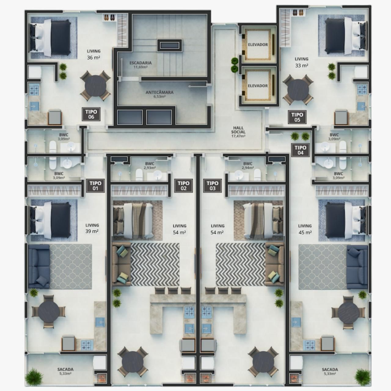 Planta 1 de Blue Ocean