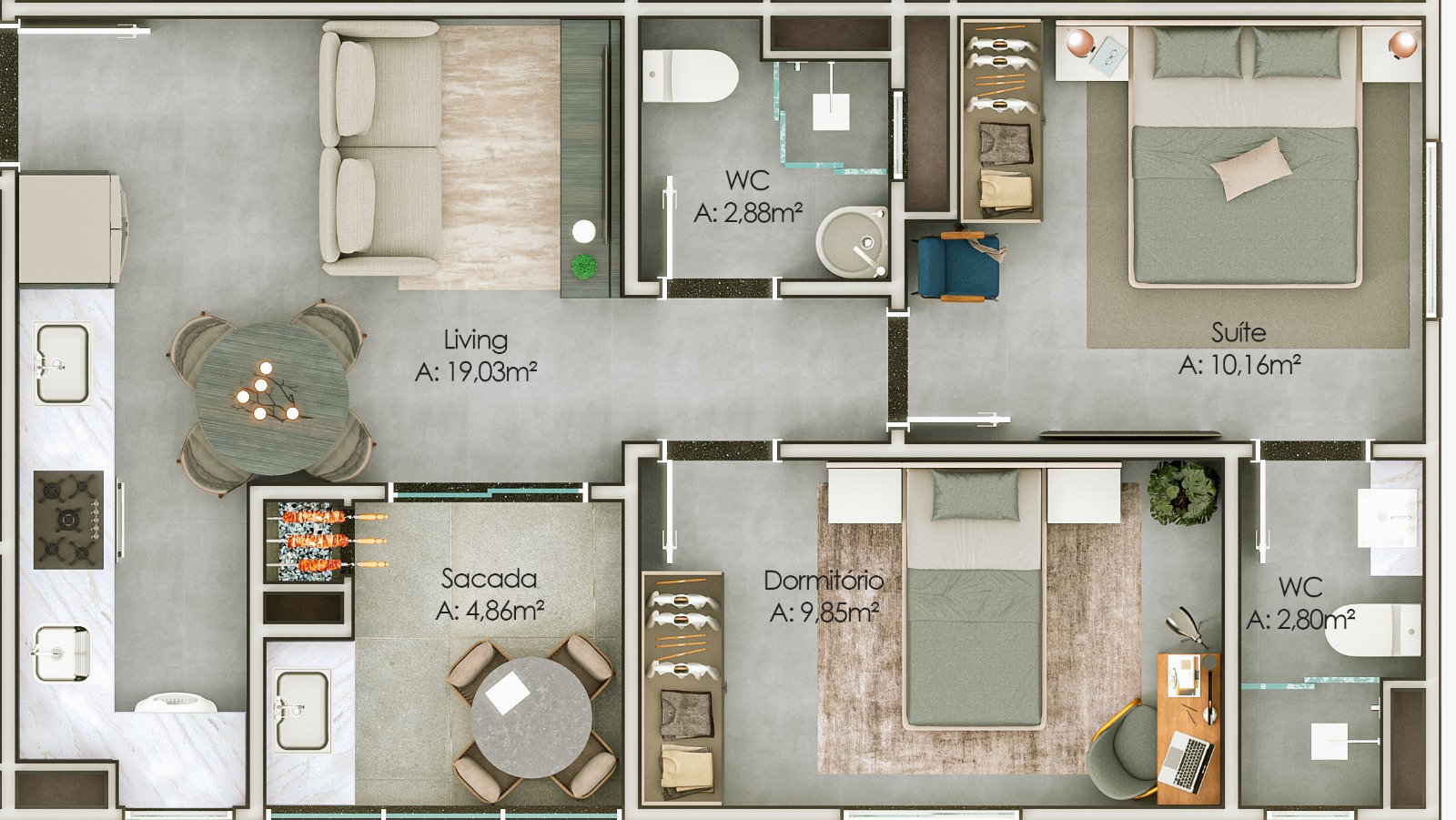 Planta 6 de Bivver Residence