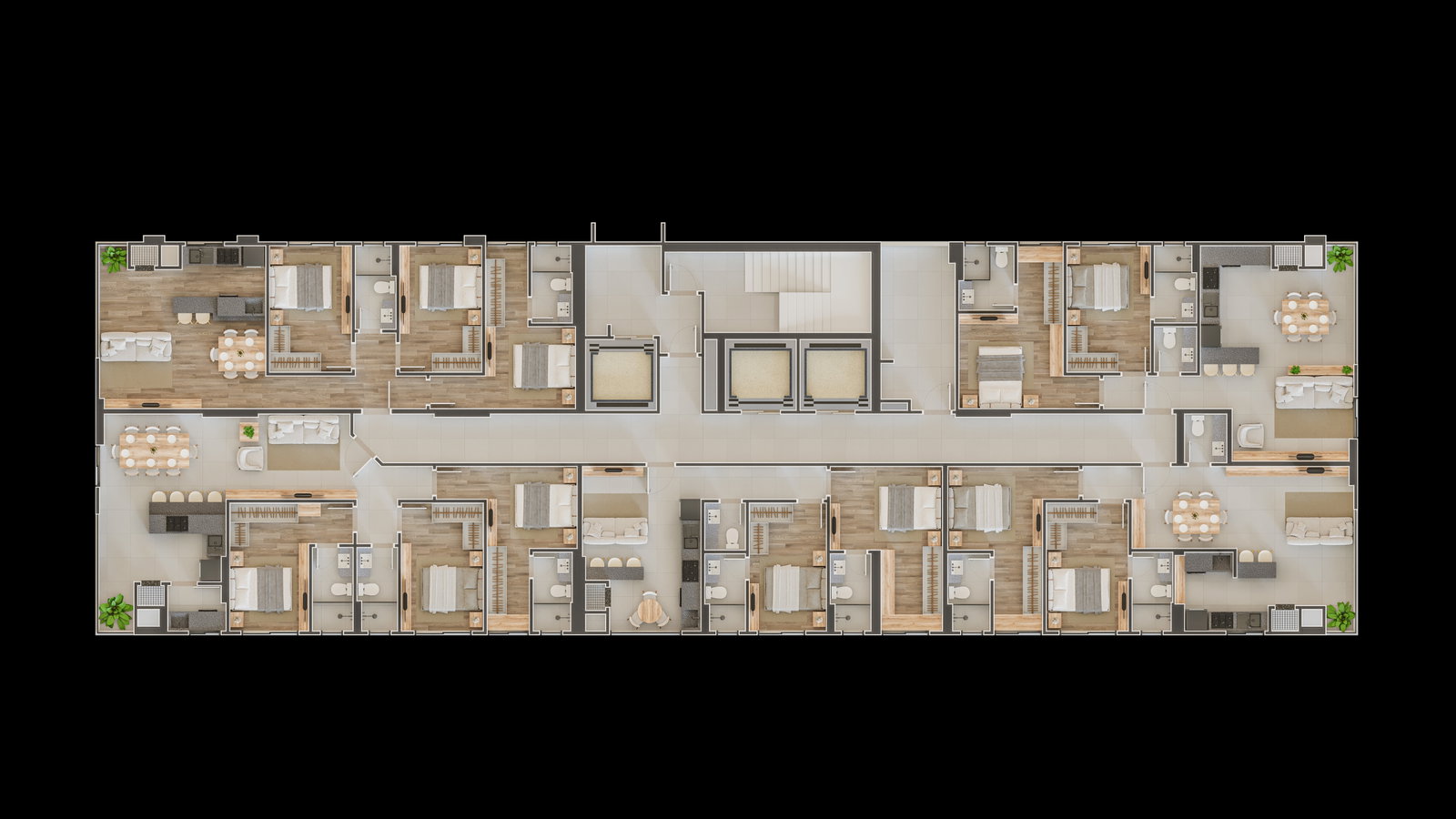 Planta 1 de Minuanno Residencial
