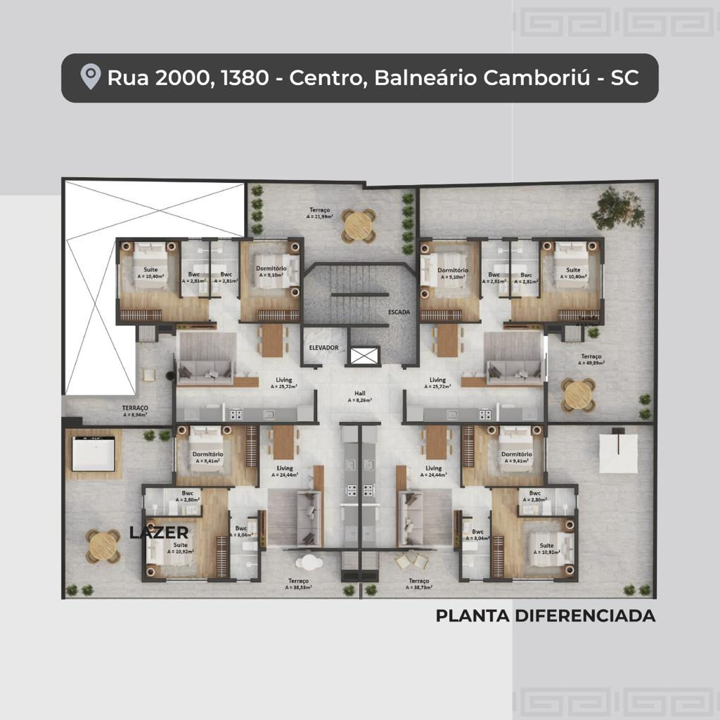 Planta 5 de Residencial Ilha Di Cretta