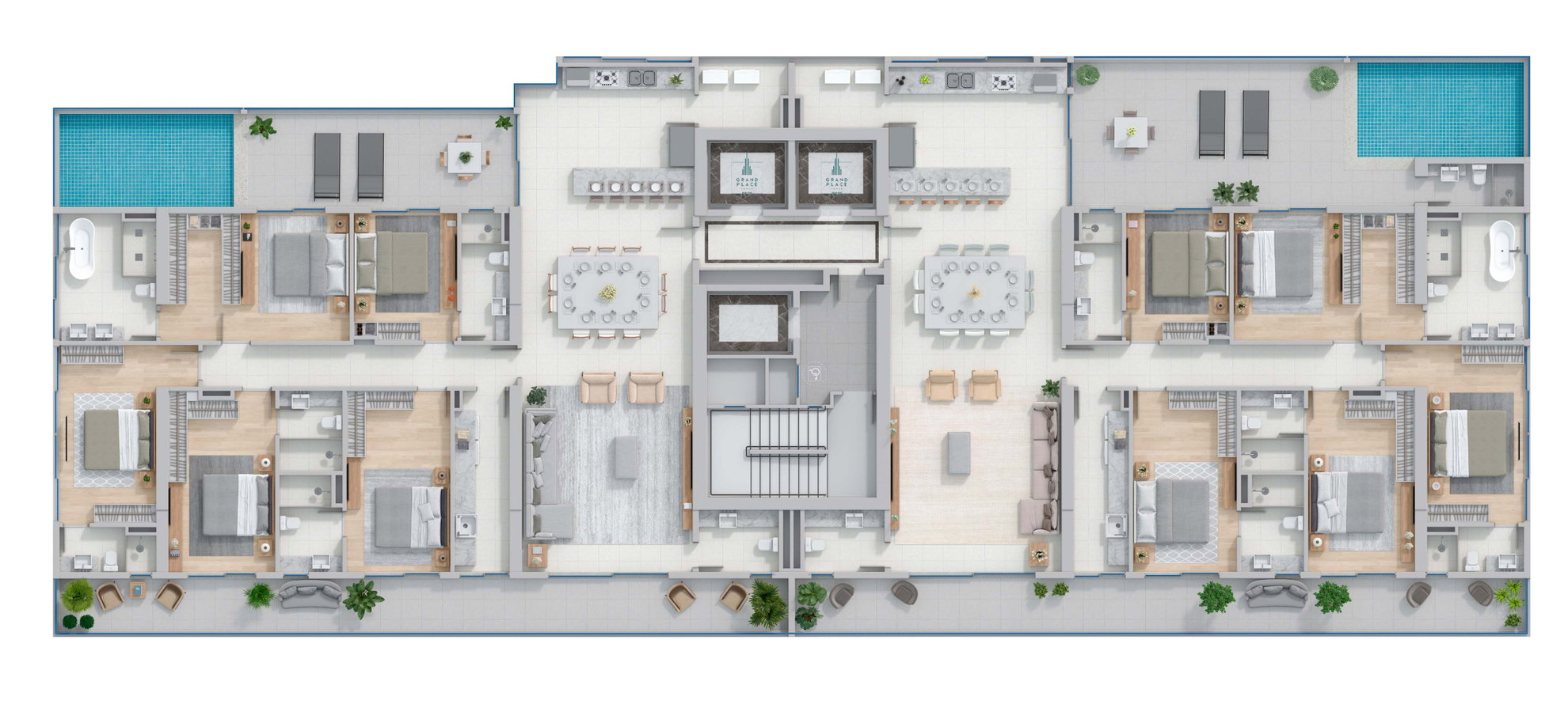 Planta 8 de Grand Place Tower