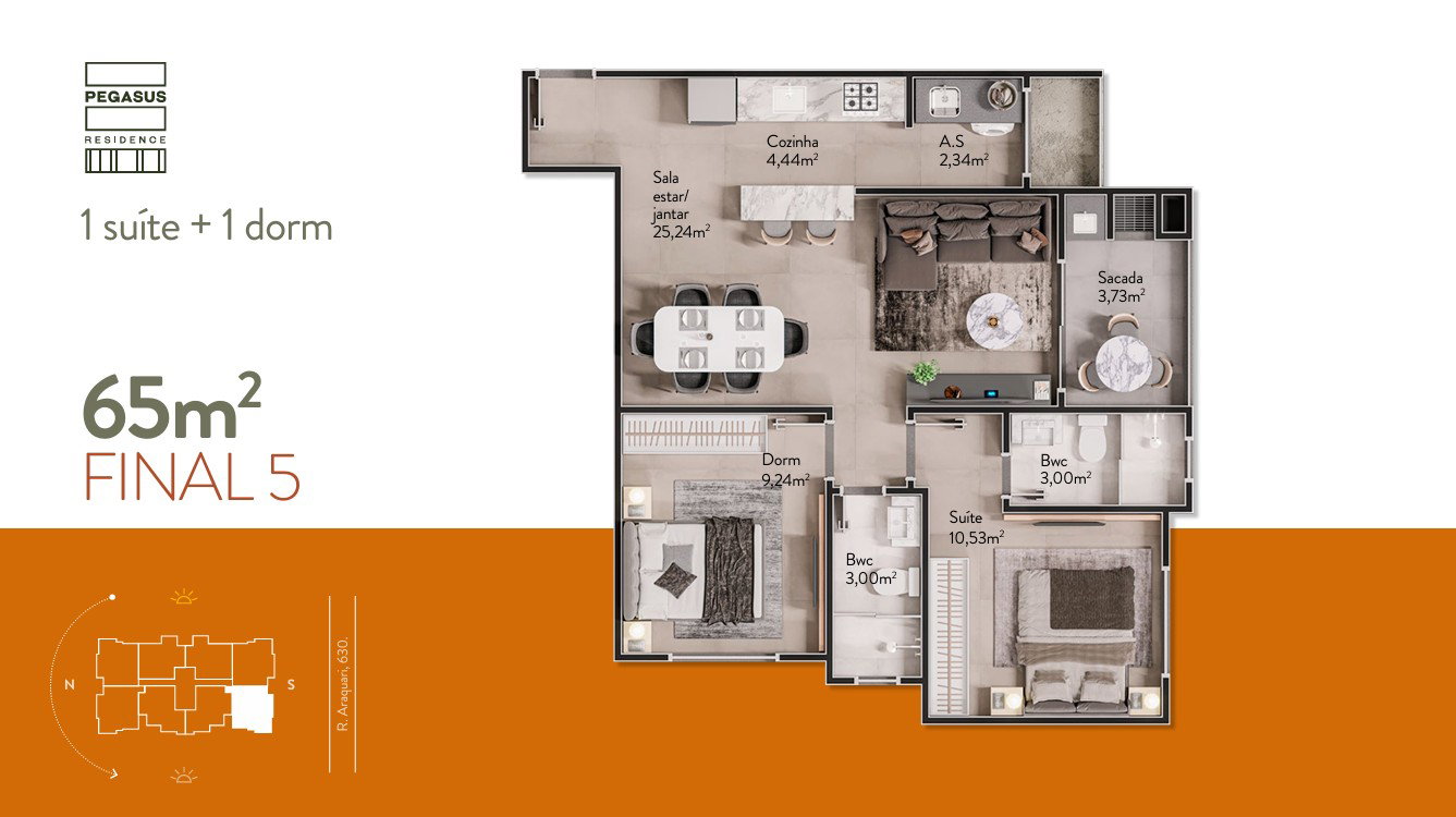 Planta 7 de Pegasus  Residence