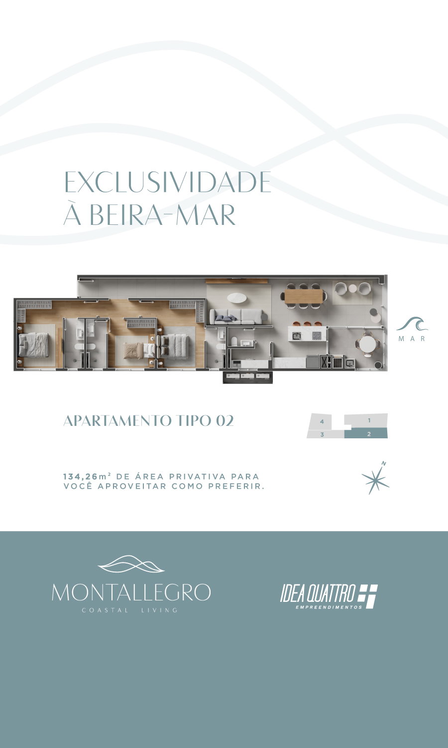 Planta 2 de Montallegro Coastal Living