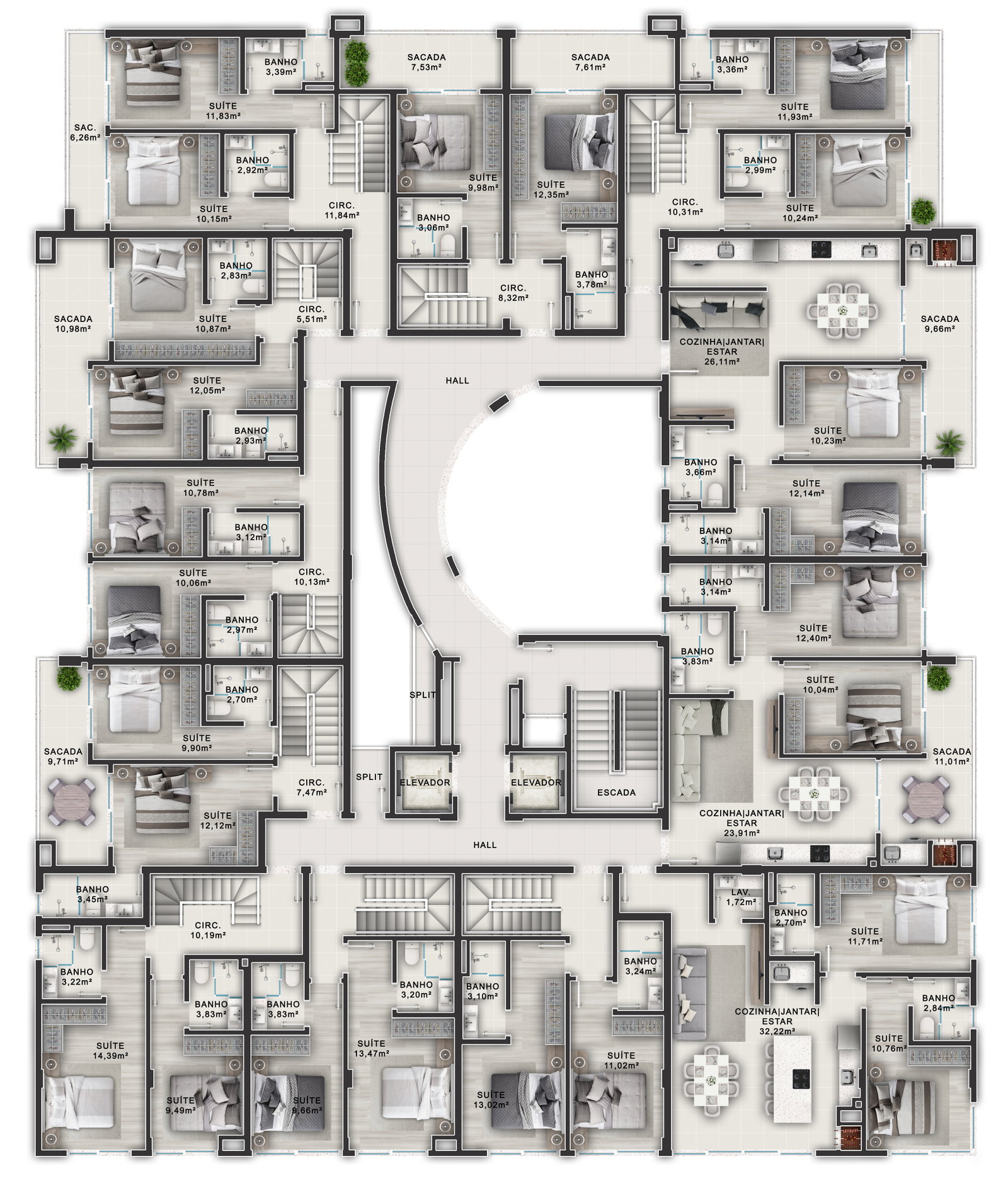Planta 5 de Bella Vivie