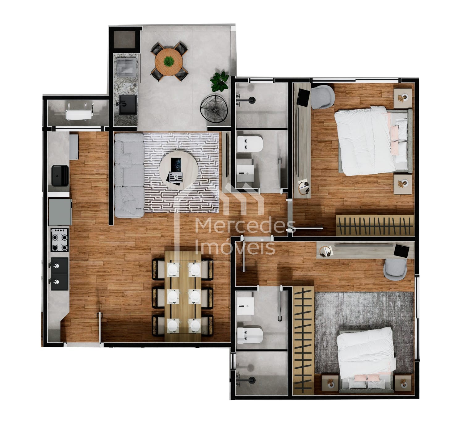 Foto 38 de Lançamento 2 dorms à venda · Centro, Itajaí · PARAMOUNT 116 · 62 m²