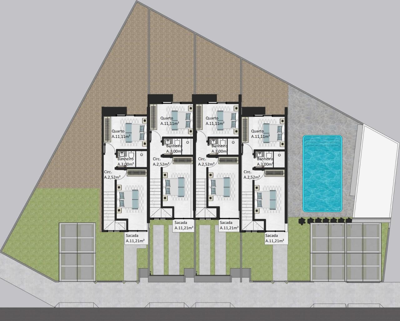 Planta 1 de Residencial Yucatan