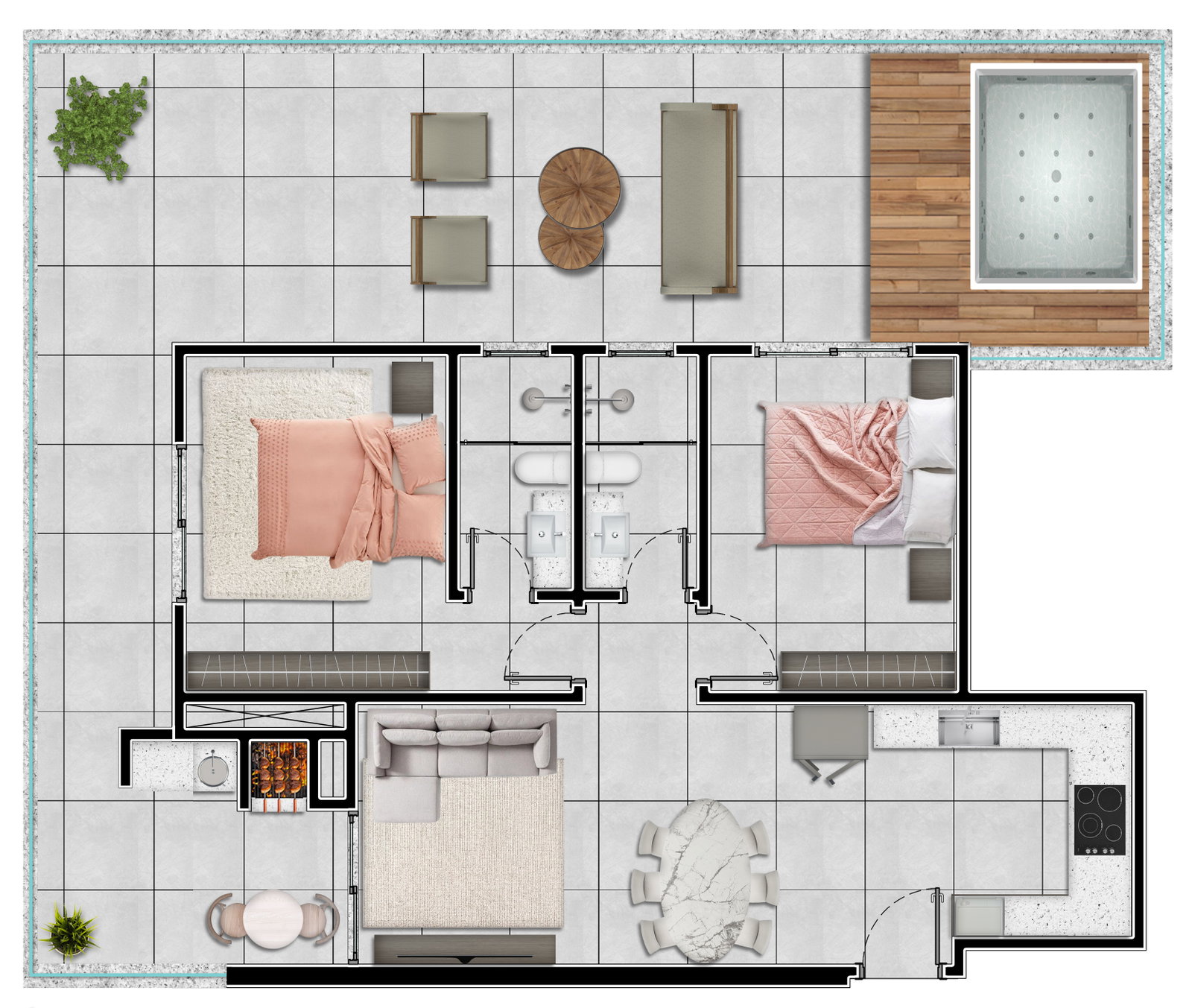 Planta 13 de Atlantis Home Club