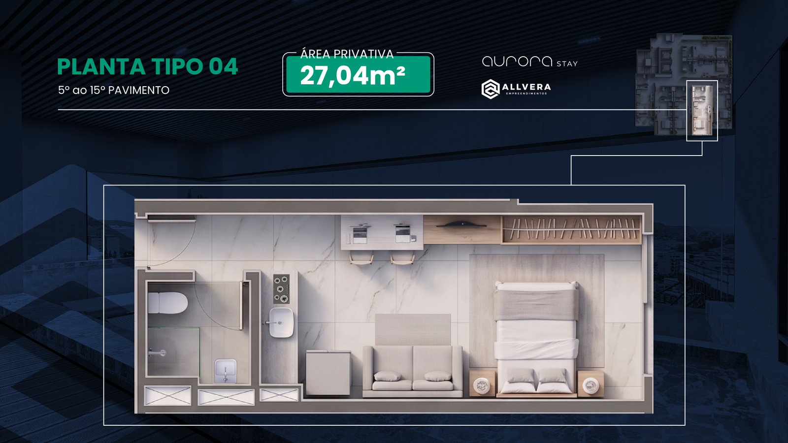 Planta 6 de Aurora Stay