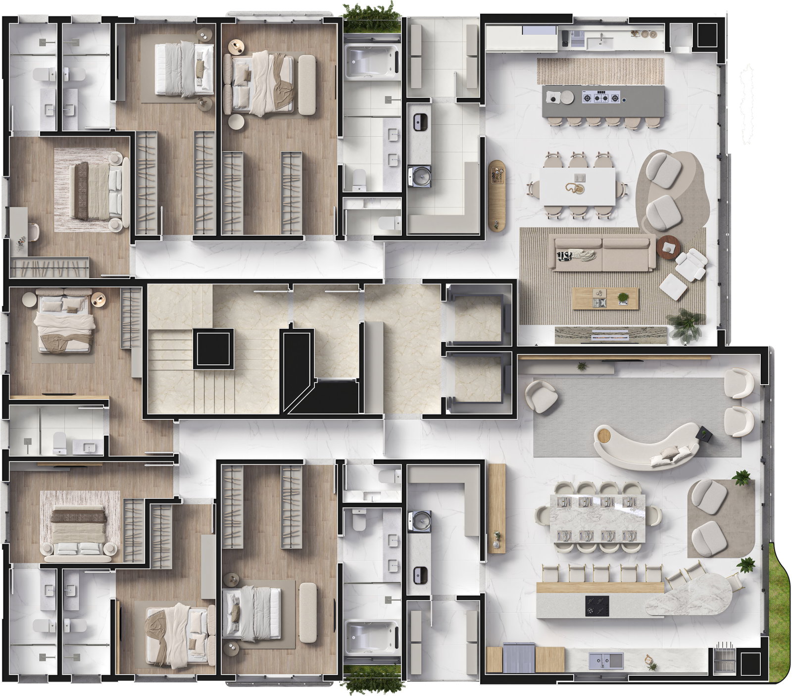 Planta 3 de Casa Giardino